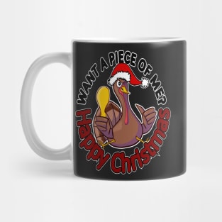 Funny Turkey Leg Christmas Dinner Holidays Mug